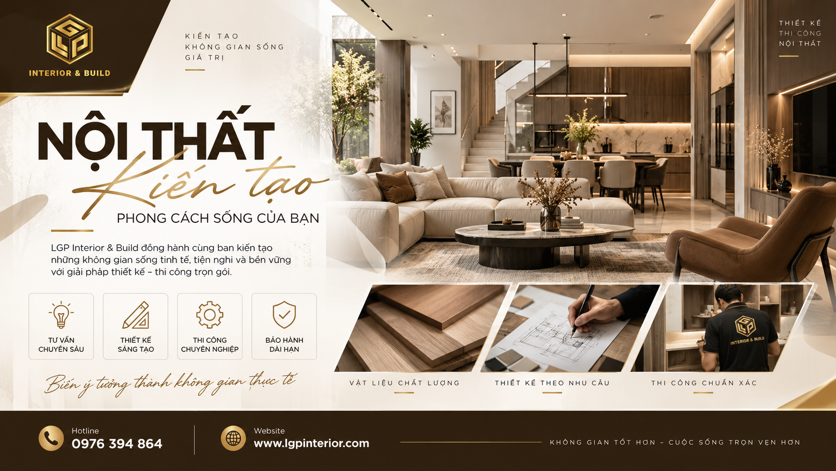LGP Interior & Build – 8 Năm Kiến Tạo Không Gian Sống Đẳng Cấp
