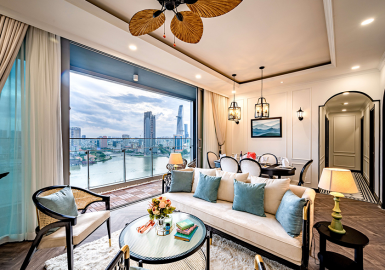 Thiết kế nội thất chung cư phong cách Indochine