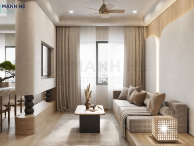 Thiết kế nội thất chung cư phong cách Indochine