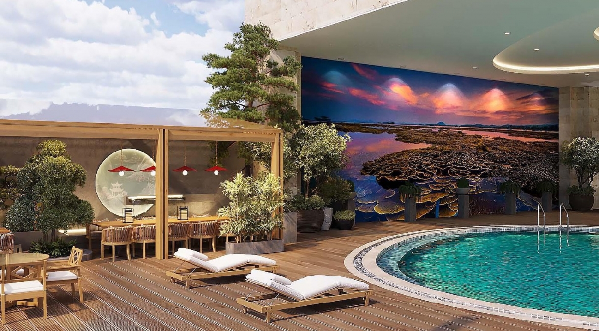 CENTRA HOTEL OUTDOOR POOL BAR
